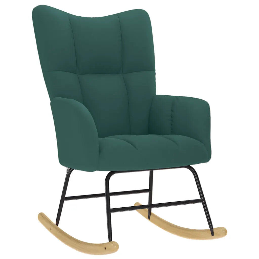 Une Chaise à Bascule en Tissu au rapport qualité/prix imbattable. Disponible en plusieurs coloris.