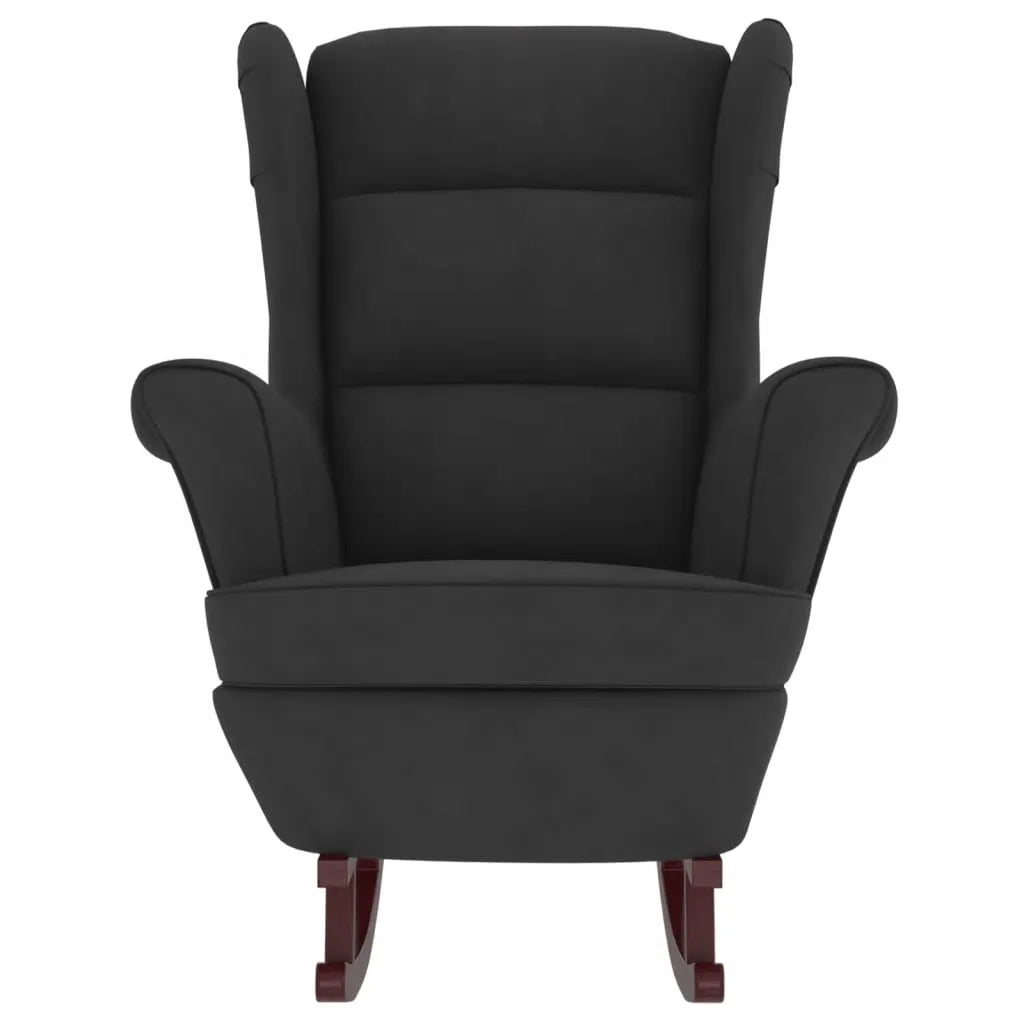 Un Rocking Chair Traditionnel incontournable, confortable et vendu avec un repose-pieds.
