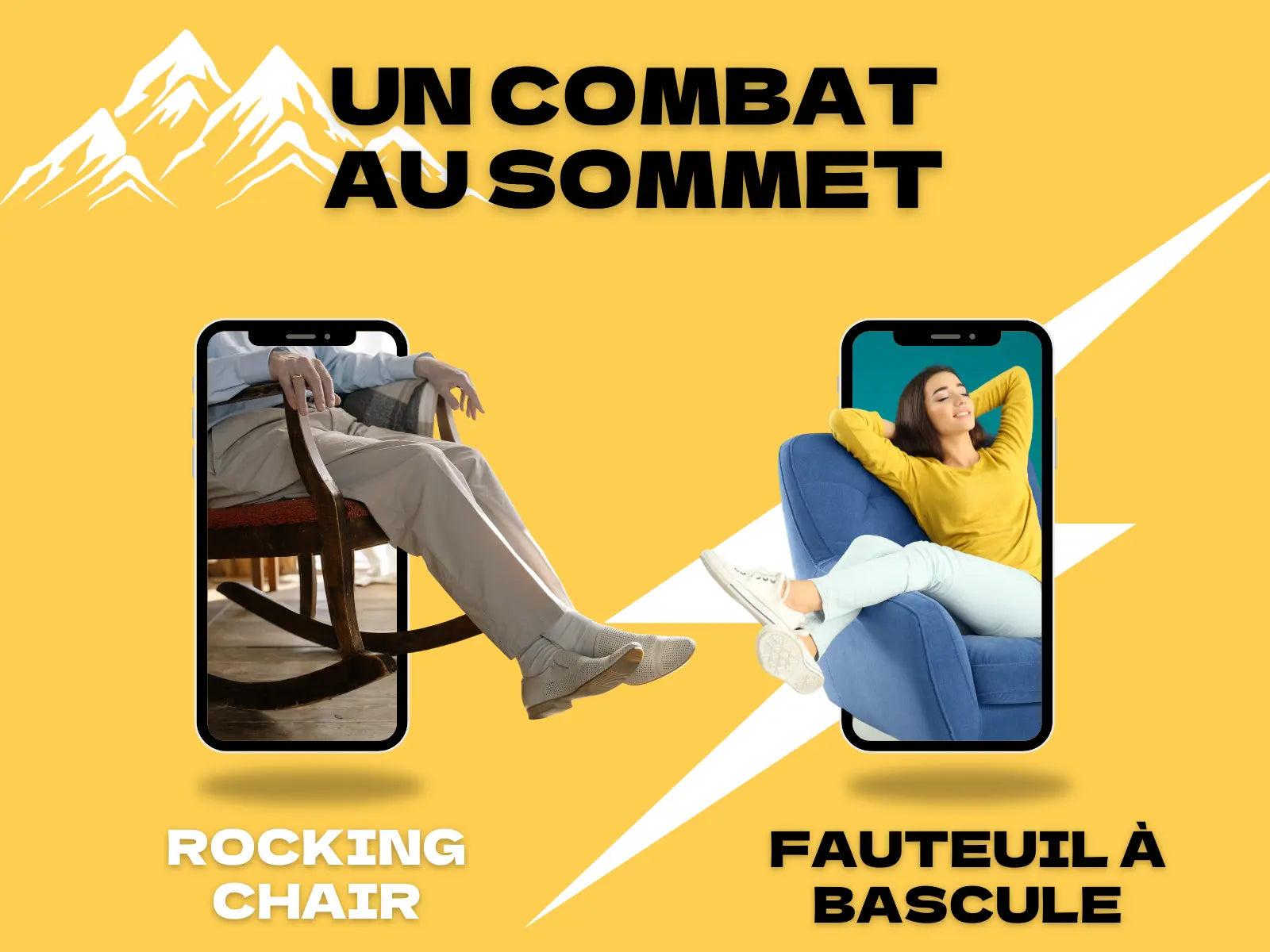 Explicatif pour différencier le Rocking Chair du Fauteuil à Bascule