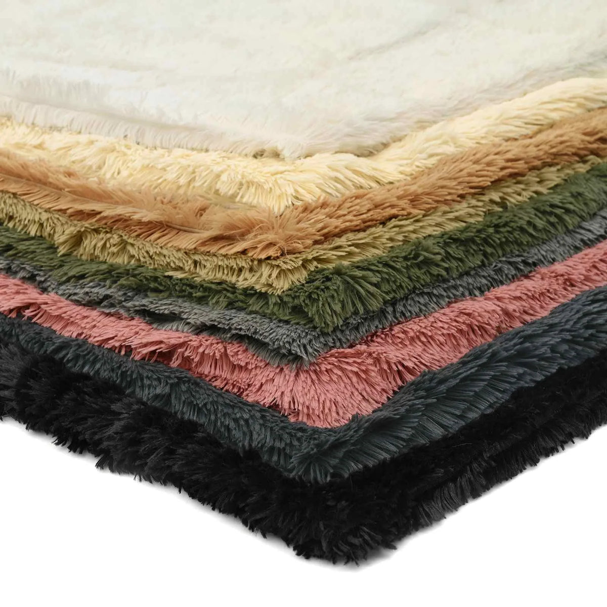 Coussin 30x50 noir : lot de 2 coussins garnis, 30 × 50 cm