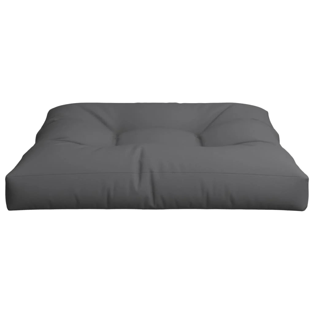 Coussin 70x70 anthracite : format 70 × 70 × 12 cm