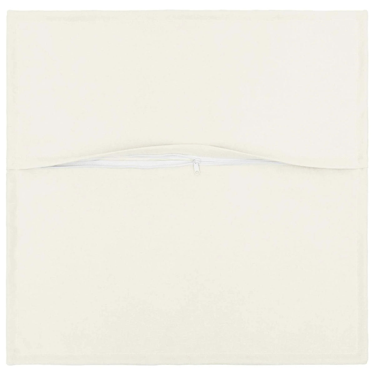 Coussin Blanc : format 50 × 50 cm