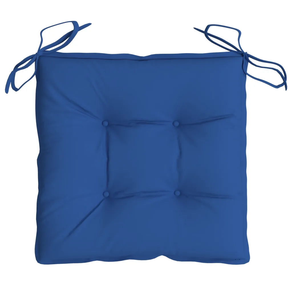 Coussin en tissu Bleu moelleux et confortable.