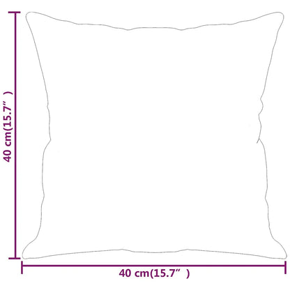 Coussin Creme crème : dimensions 40 × 40 cm