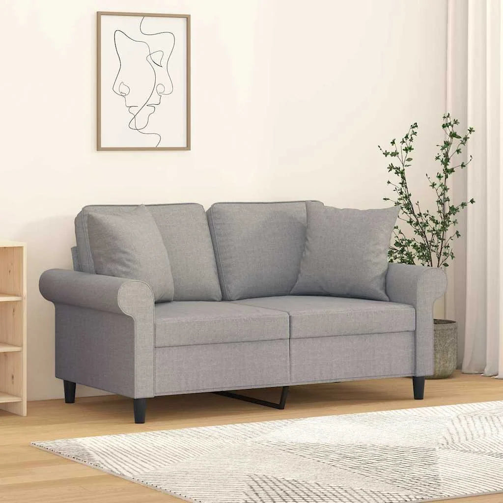 Coussin Gris gris clair : 40 × 40 cm