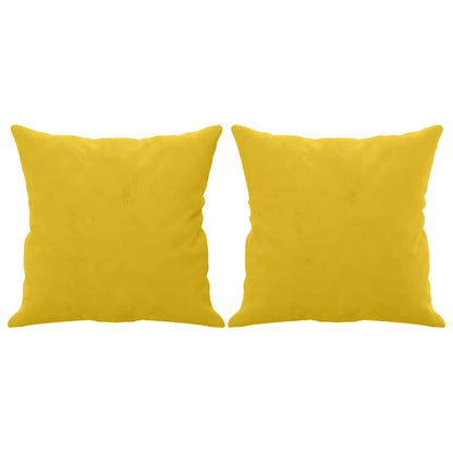 Coussin Jaune : lot de 2 coussins garnis