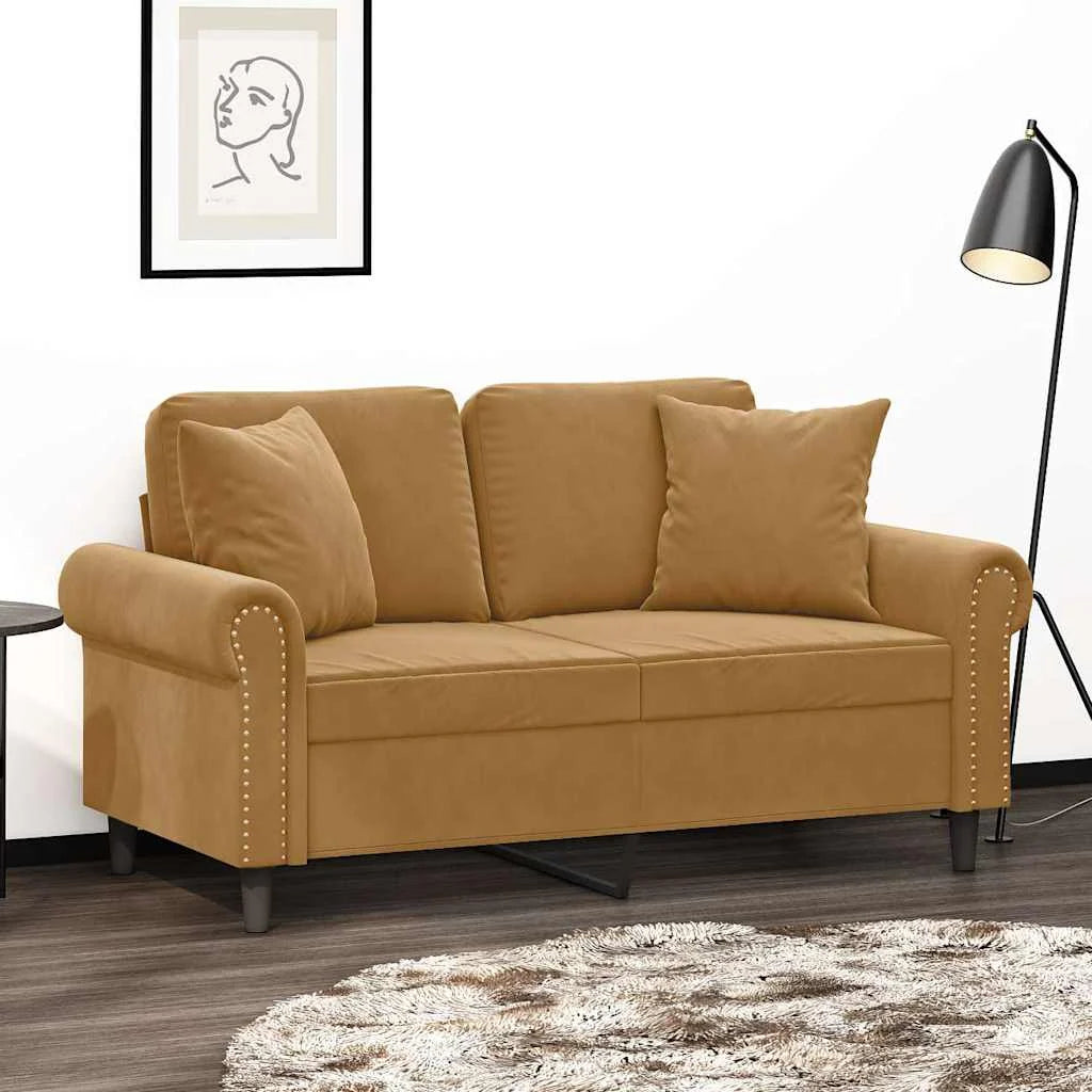 Coussin Marron : 40 × 40 cm
