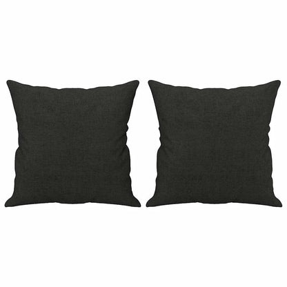 Coussin Noir : lot de 2 coussins garnis