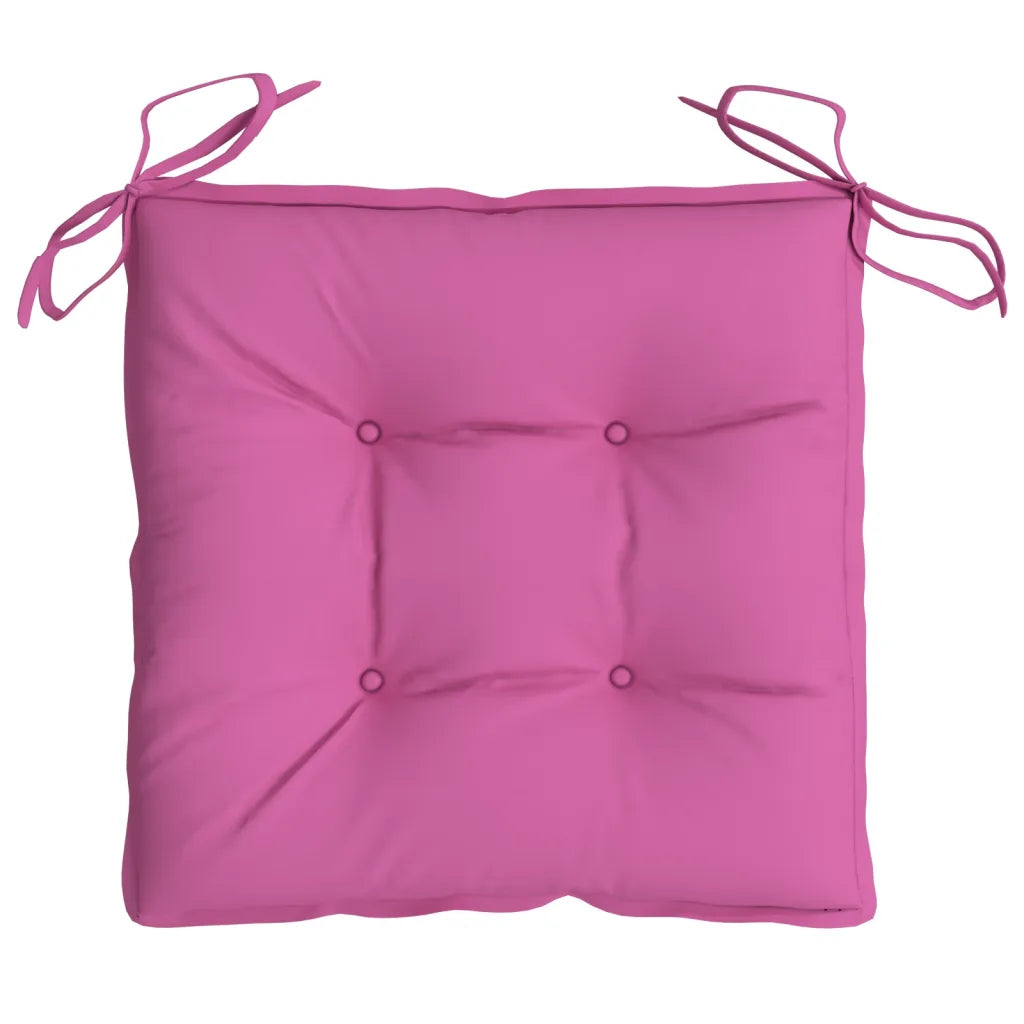 Un Coussin Rose vendu par 2 qui sera parfait pour un fauteuil à bascule.