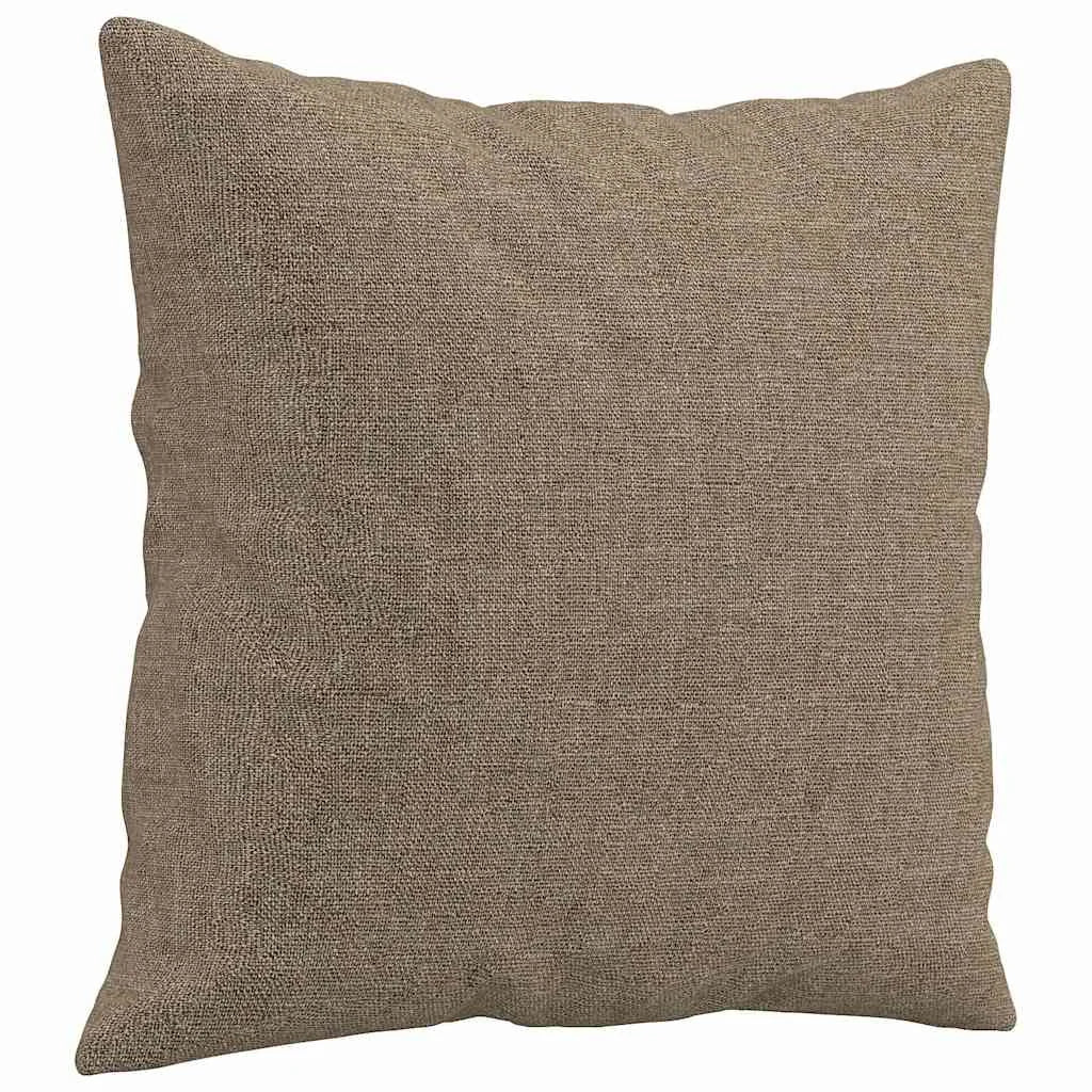 Coussin Taupe : format 40 × 40 cm