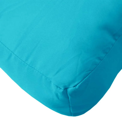 Coussin Turquoise : garnissage fibres creuses en polypropylène (PP)