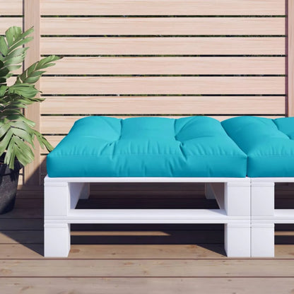 Coussin Turquoise : 70 × 70 × 12 cm