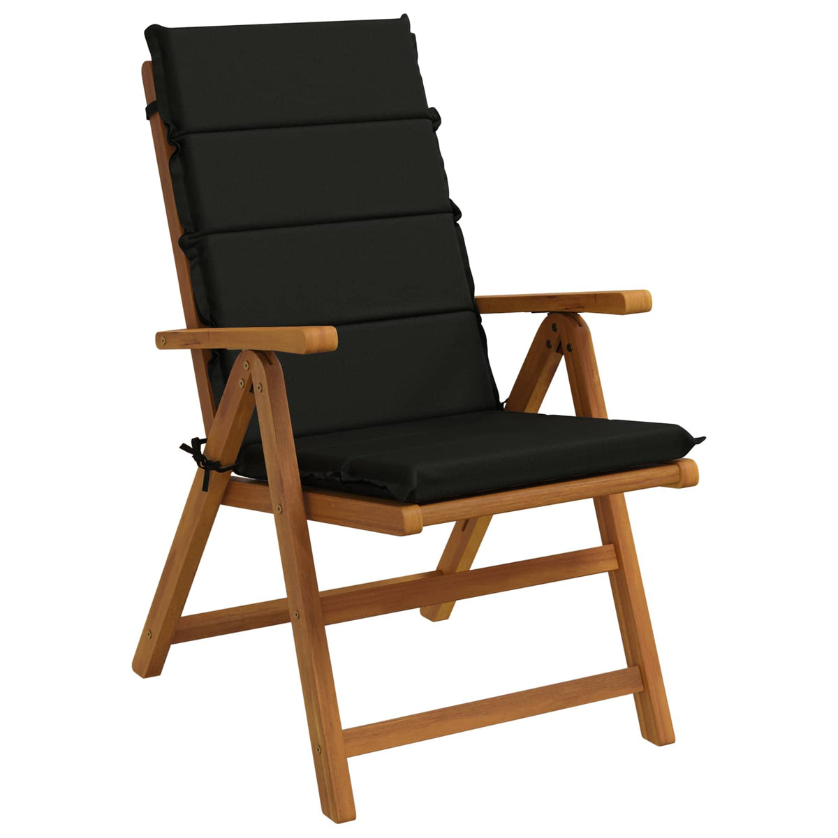 Présentation des coussins à dossier haut sur des chaises, mobilier non inclus.