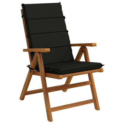 Présentation des coussins à dossier haut sur des chaises, mobilier non inclus.