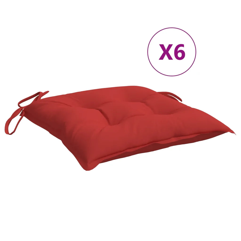 Un Coussin Rouge vendu par 6.