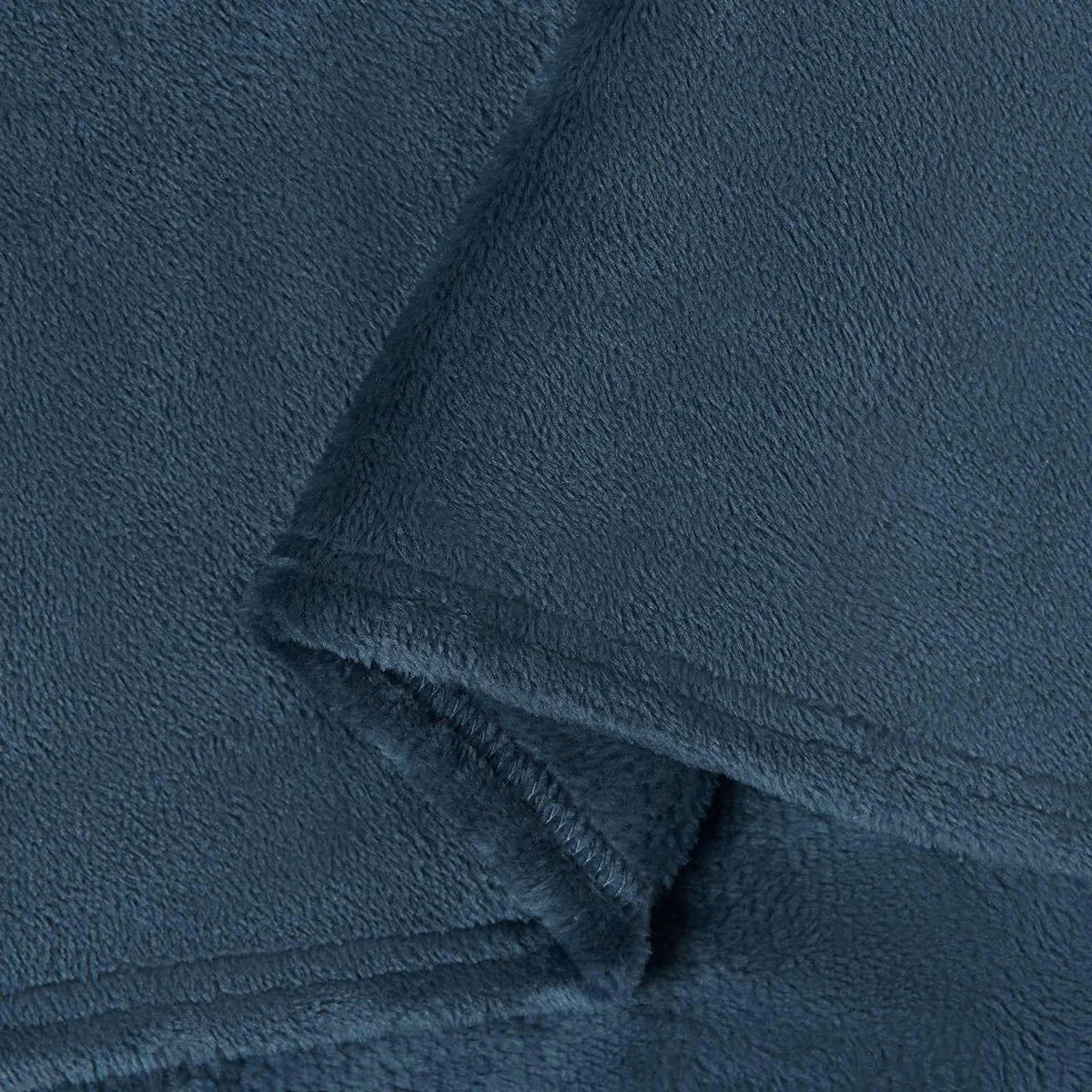 Couverture Bleu Marine, polaire polyester, coloris bleu marine