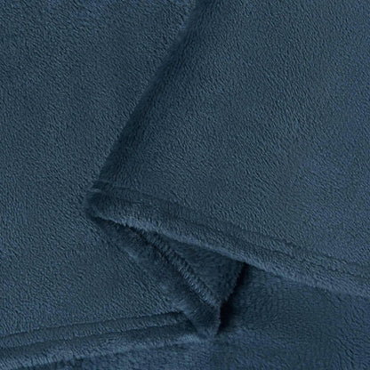 Couverture Bleu Marine, polaire polyester, coloris bleu marine