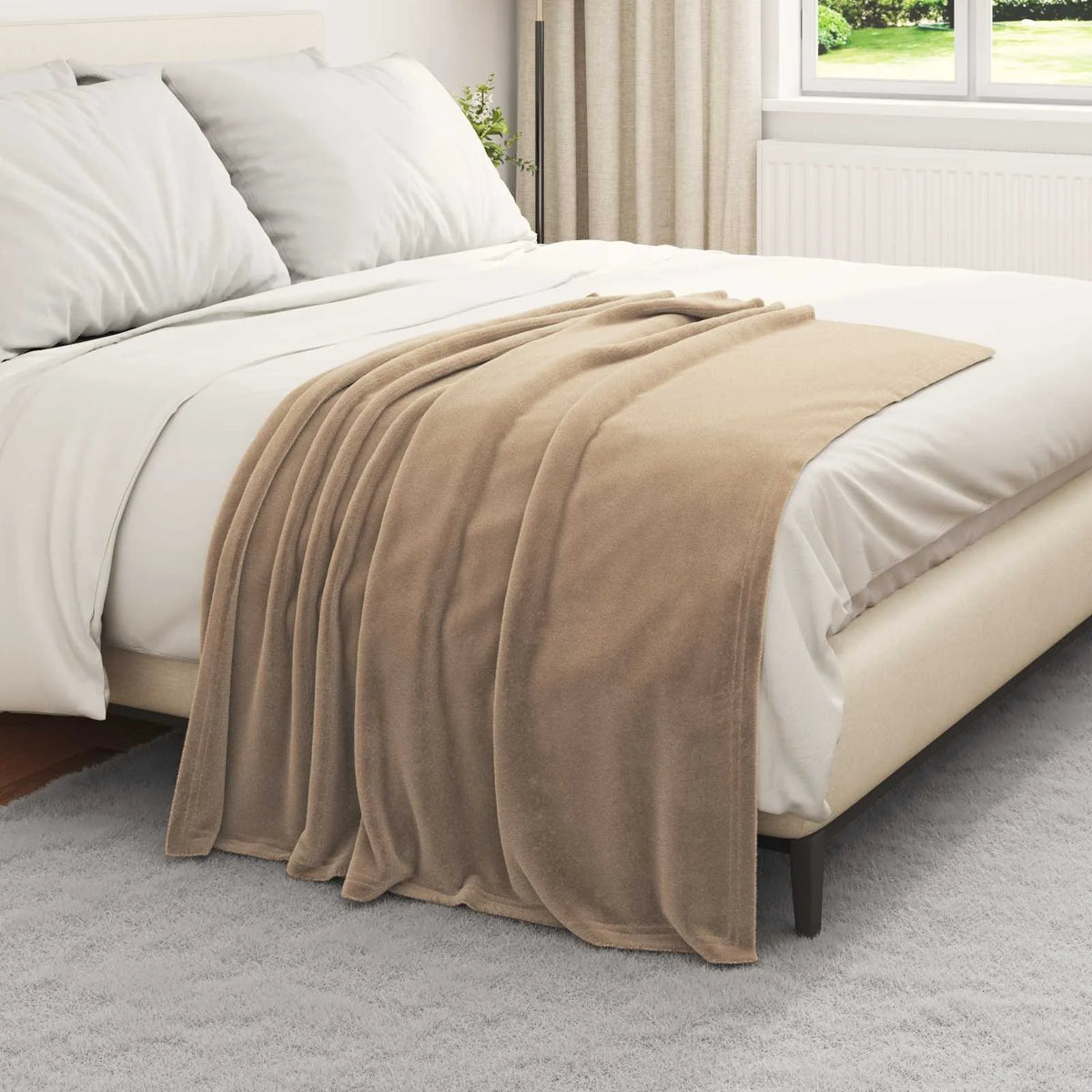 Couverture Camel camel, polaire polyester