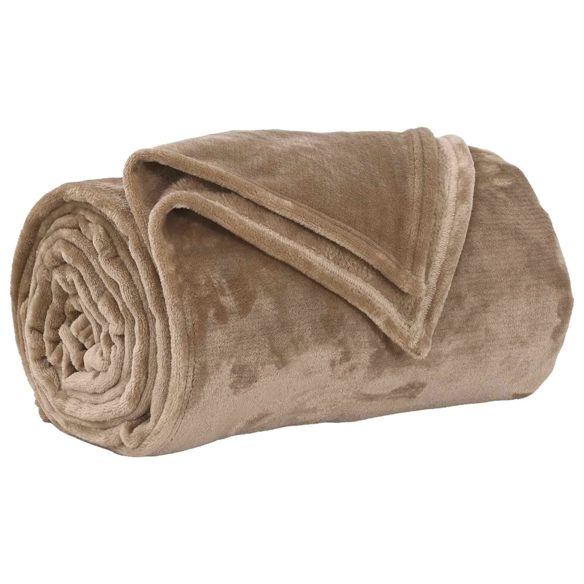 Couverture Camel, coloris camel, format 150 x 130 cm
