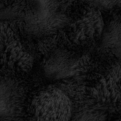 Modèle Couverture Fausse Fourrure Noire en fausse fourrure en polyester