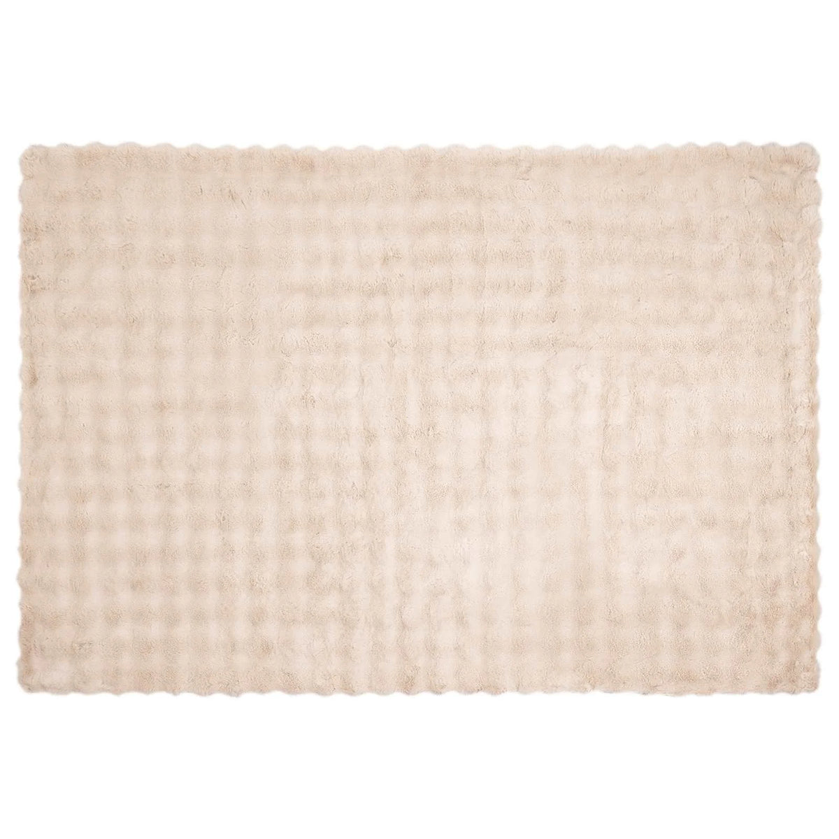 Textile beige du modèle Couverture Fausse Fourrure