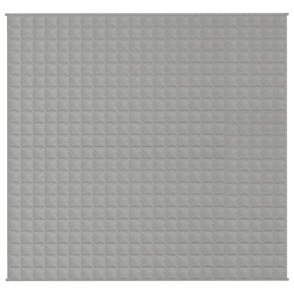 Couverture Lestée 15kg gris, extérieur coton