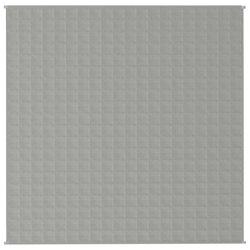 Couverture Lestée 200x200 gris, extérieur coton