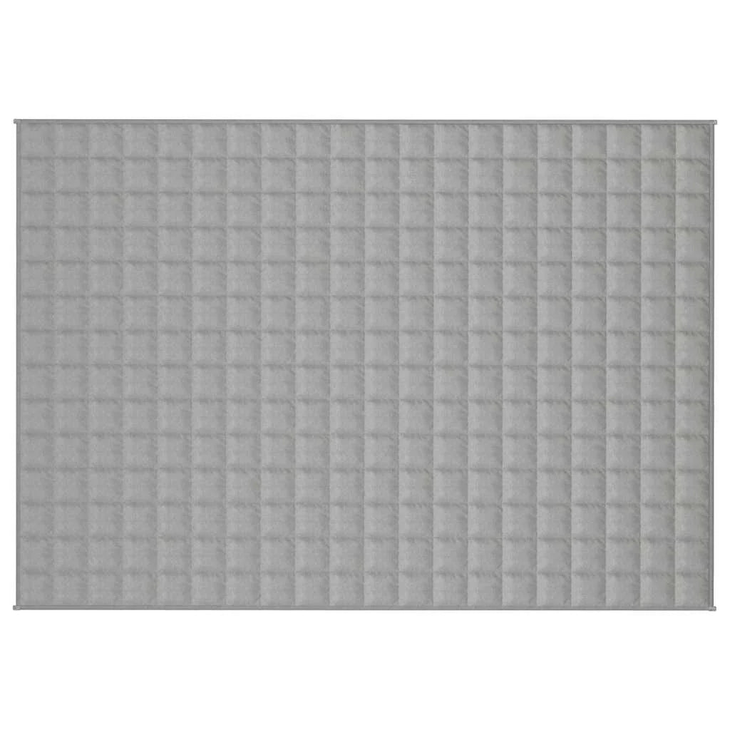 Couverture Lestée 6 Kg gris, extérieur coton