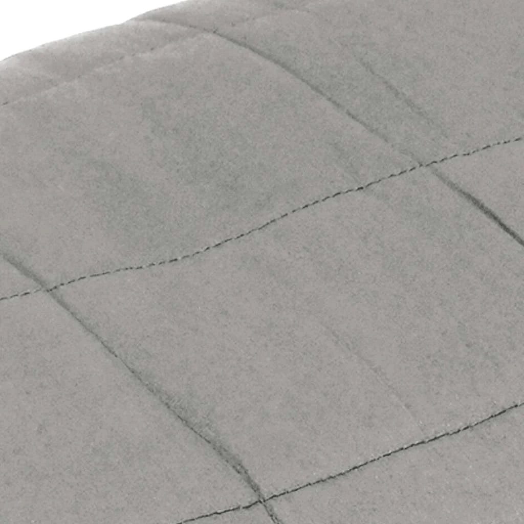 Couverture Lestée 7kg au format 150 x 200 cm, modèle gris