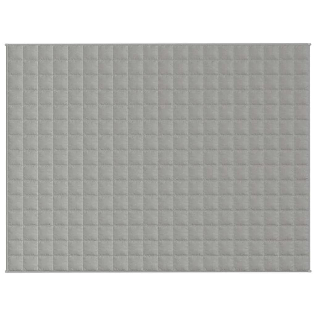 Couverture Lestée 7kg gris, extérieur coton