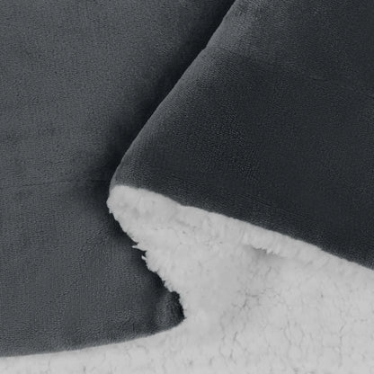 Couverture Polaire Épaisse, polaire polyester, coloris gris foncé