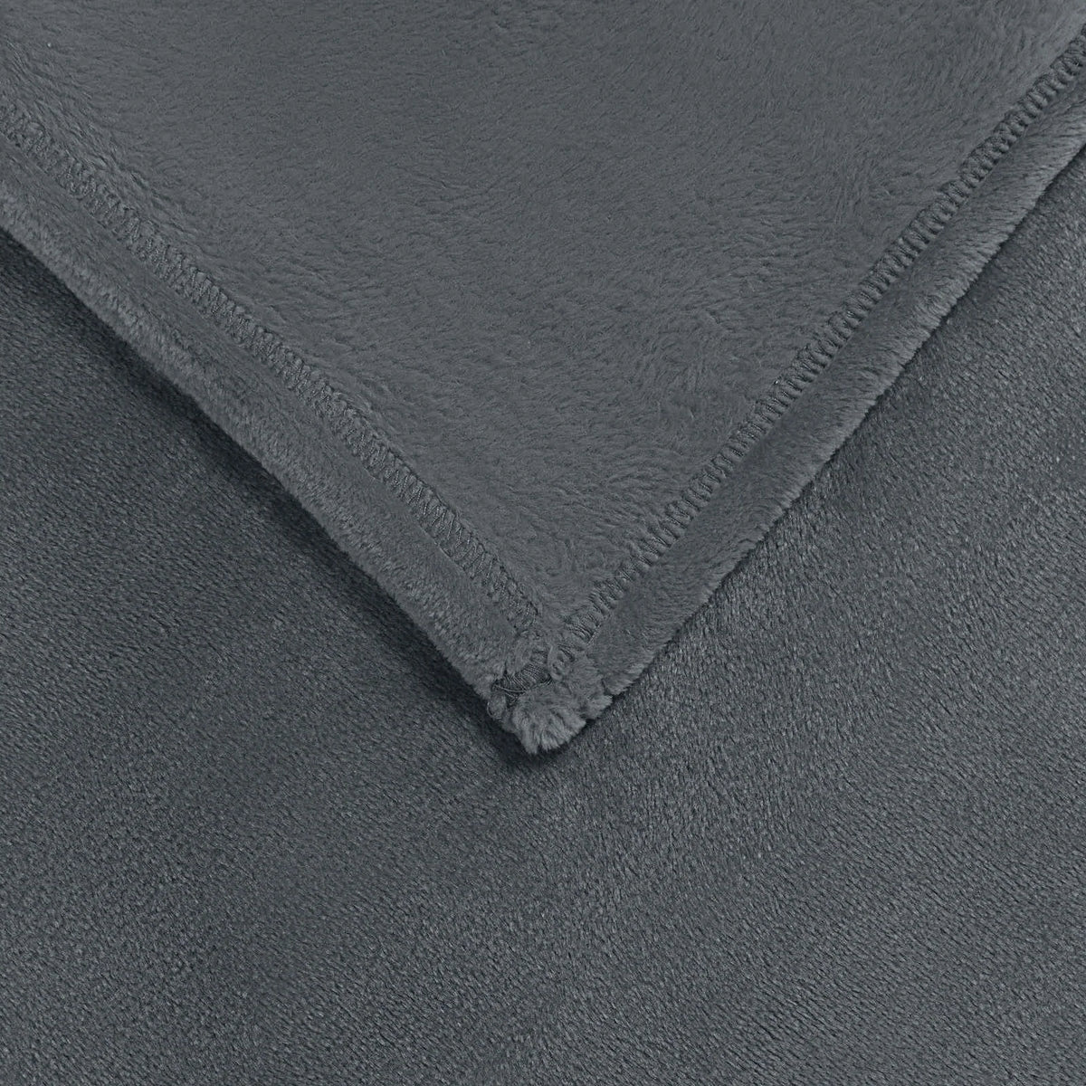 Textile gris foncé du modèle Couverture Polaire
