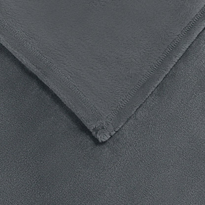 Textile gris foncé du modèle Couverture Polaire