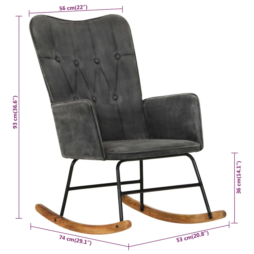 Dimensions d'Une Chaise à Bascule Vintage