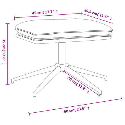 Un Repose-Pieds de Bureau légèrement vintage avec son pied en métal. Disponible en différents coloris.
