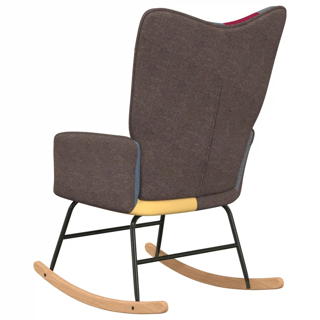 Un Fauteuil à Bascule design en Patchwork