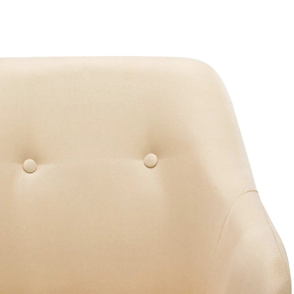 Un fauteuil à Bascule Beige.