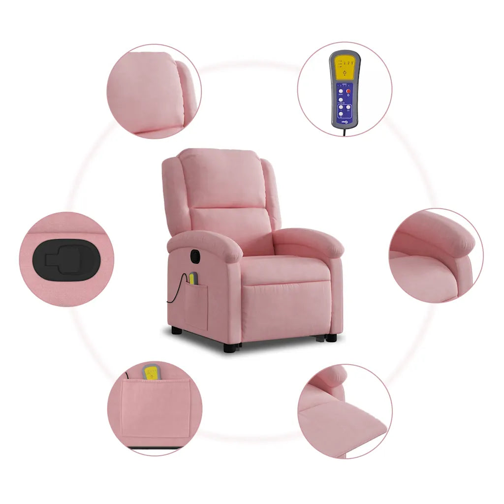 fauteuil rose mis en scène avec ses différents avantages
