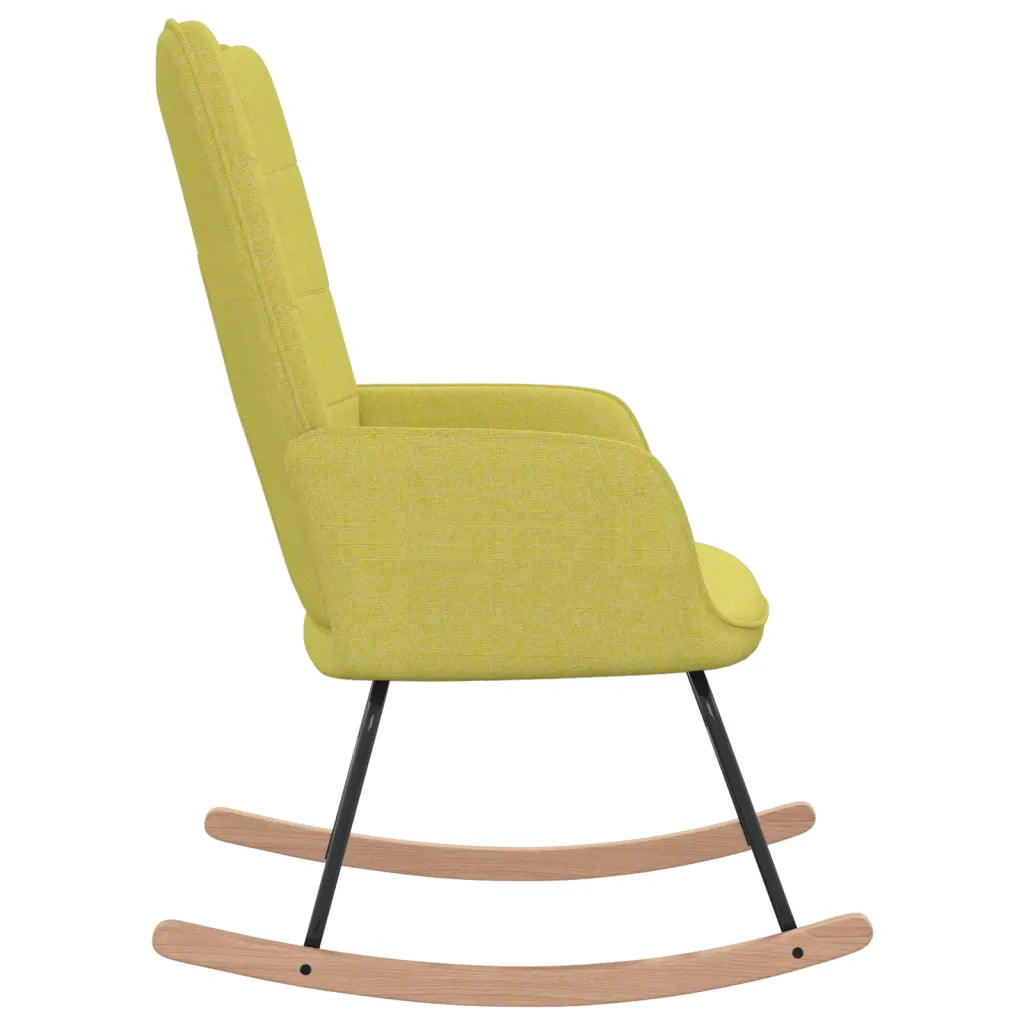 Un Fauteuil d'Allaitement vert au style Scandinave.