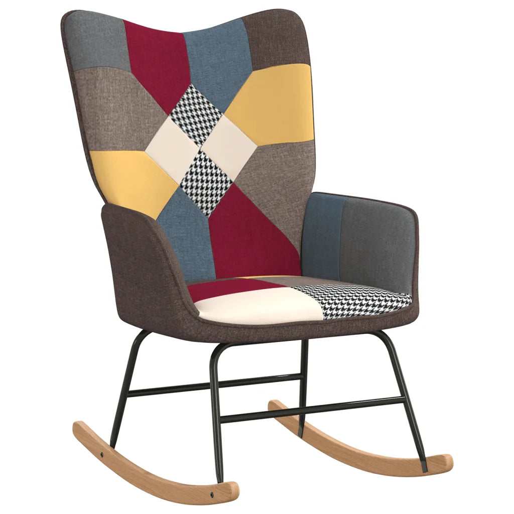 Un Fauteuil à Bascule design en Patchwork