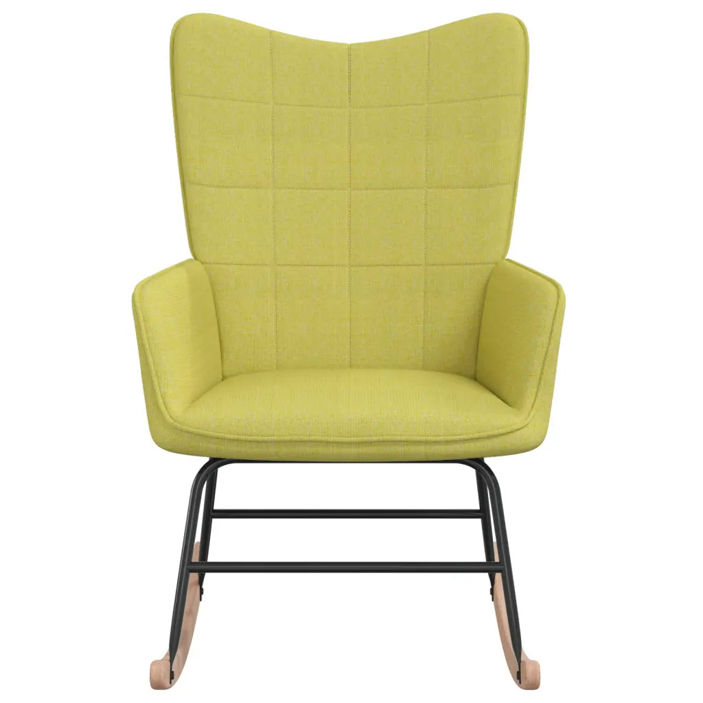 Un Fauteuil d'Allaitement vert au style Scandinave.