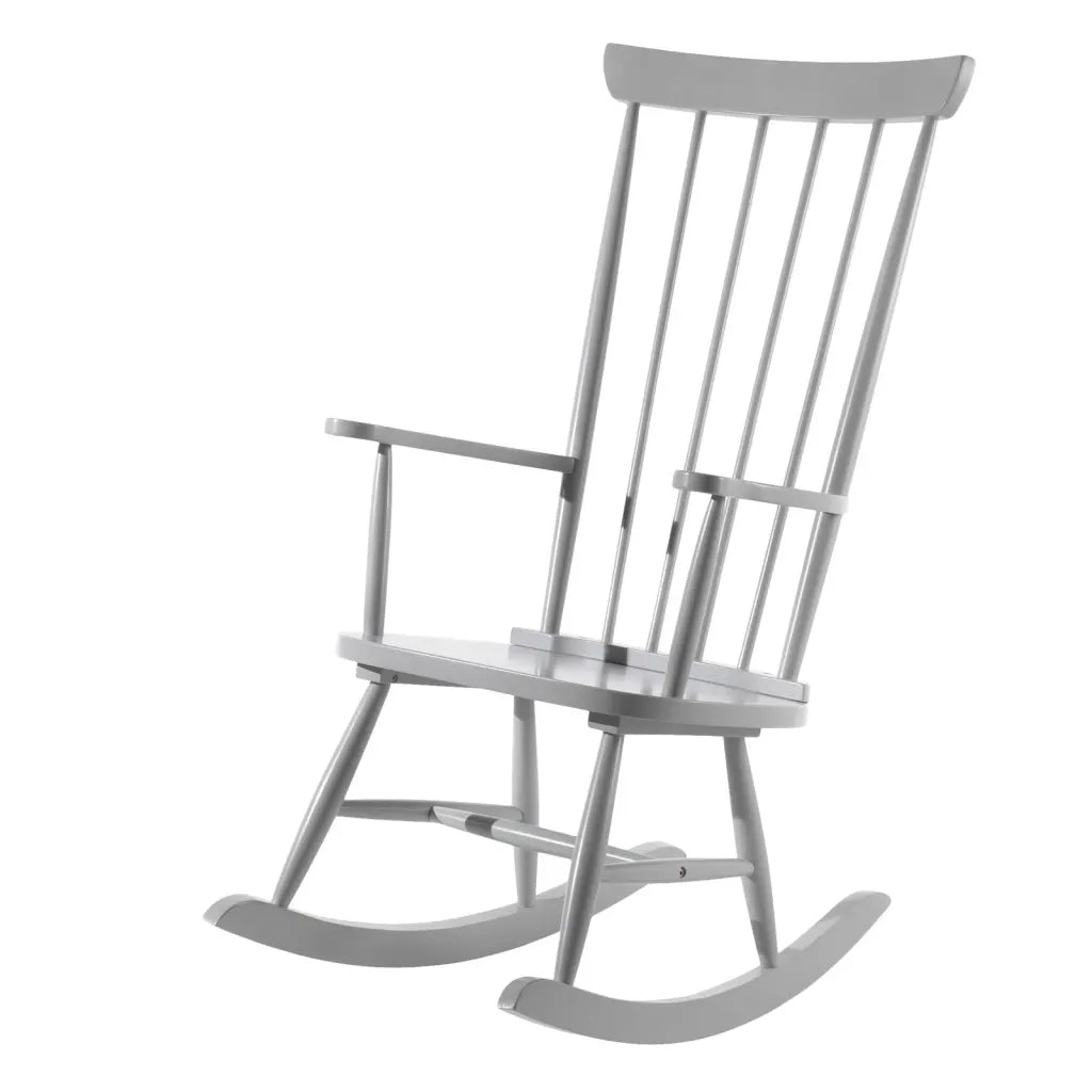 Un fauteuil Gris style Rocking Chair.