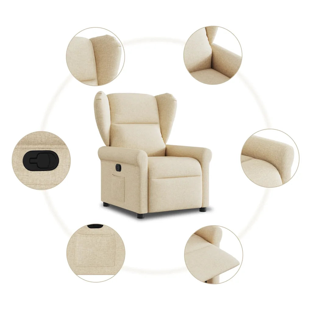 Un Fauteuil confortable avec un dossier inclinable pratique.