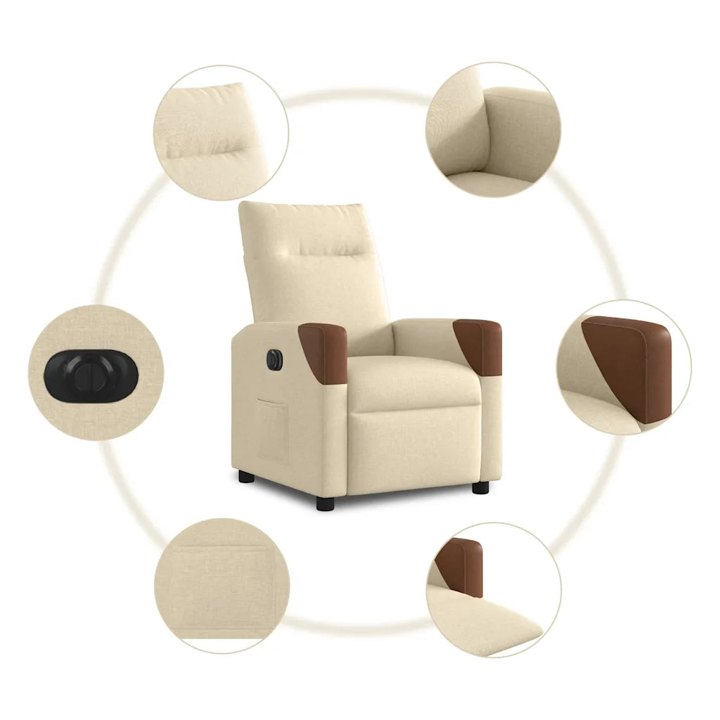 Un Fauteuil Inclinable Electrique ultra confortable et simple d'utilisation.