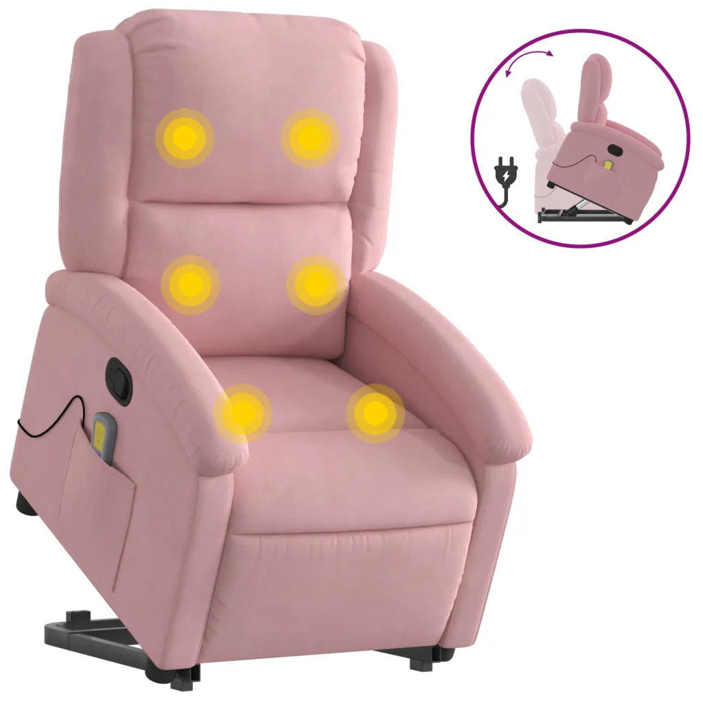 zoom sur les points de massage du fauteuil
