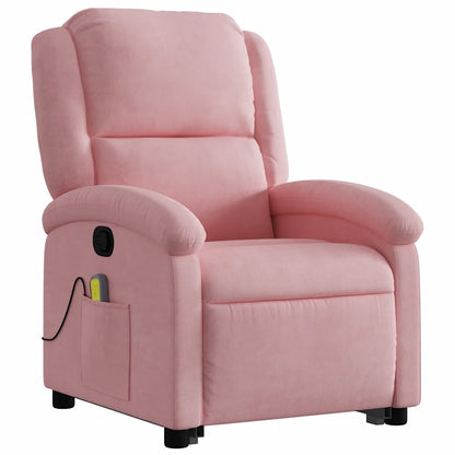 détail du velours rose avec texture douce en gros plan