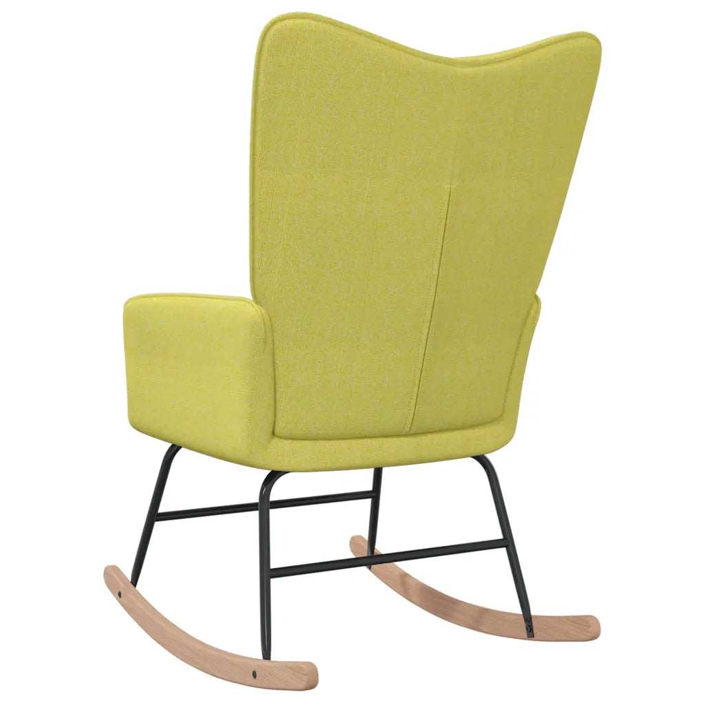 Un Fauteuil d'Allaitement vert au style Scandinave.