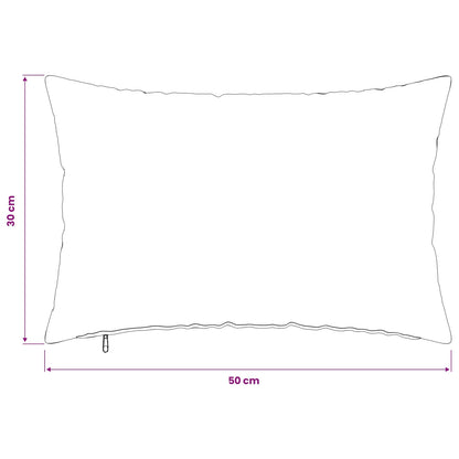 Housse de Coussin 30x50 noir : textile pour le coin détente