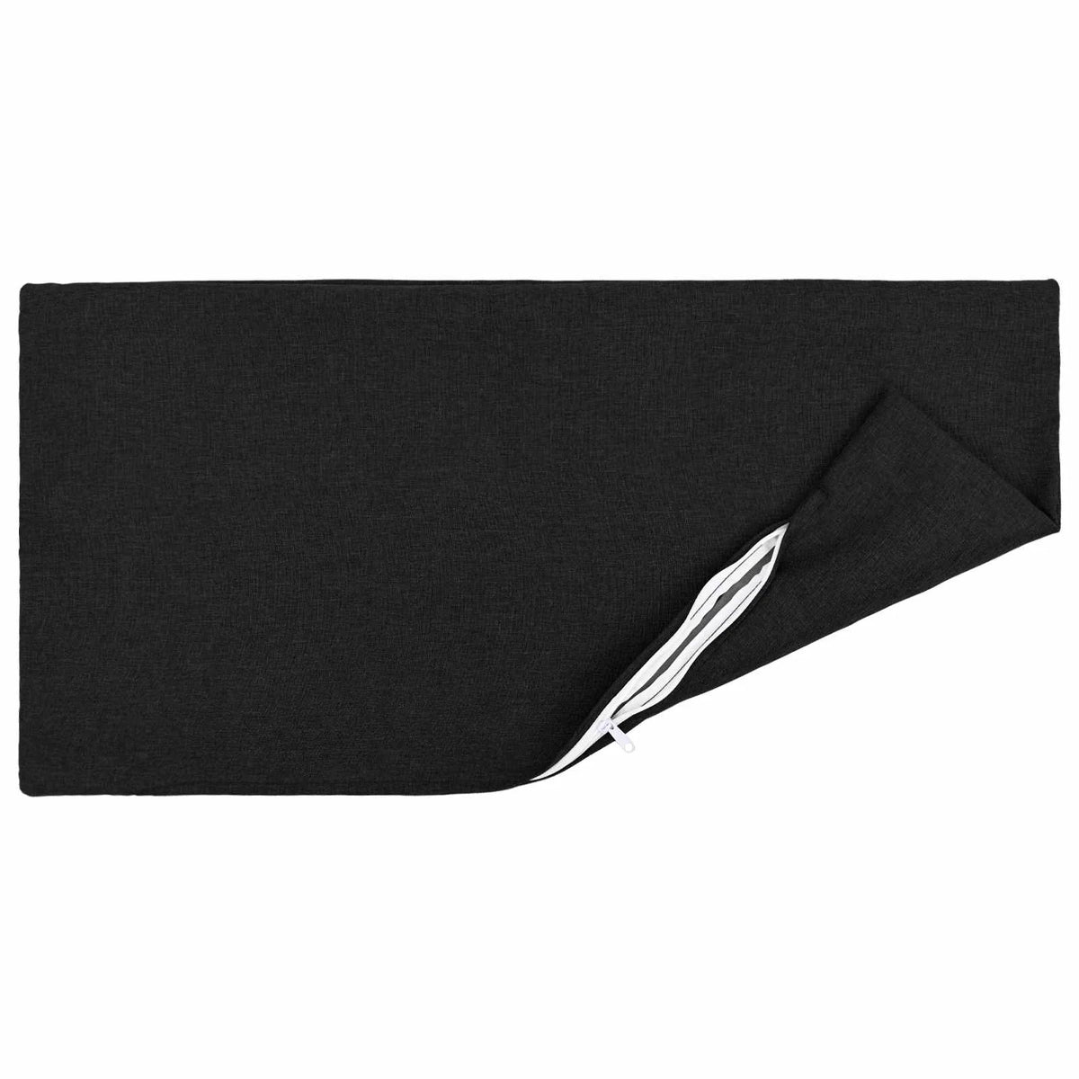Housse de Coussin 30x50 noir : format 30 × 50 cm