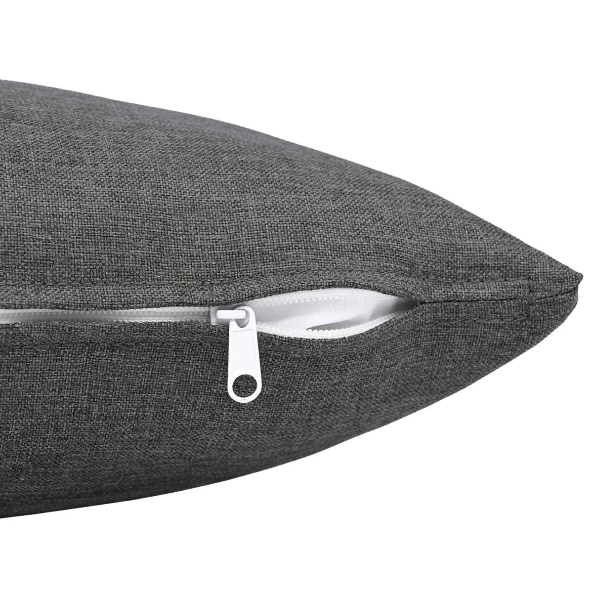 Housse de Coussin 45x45 gris clair : coloris gris clair